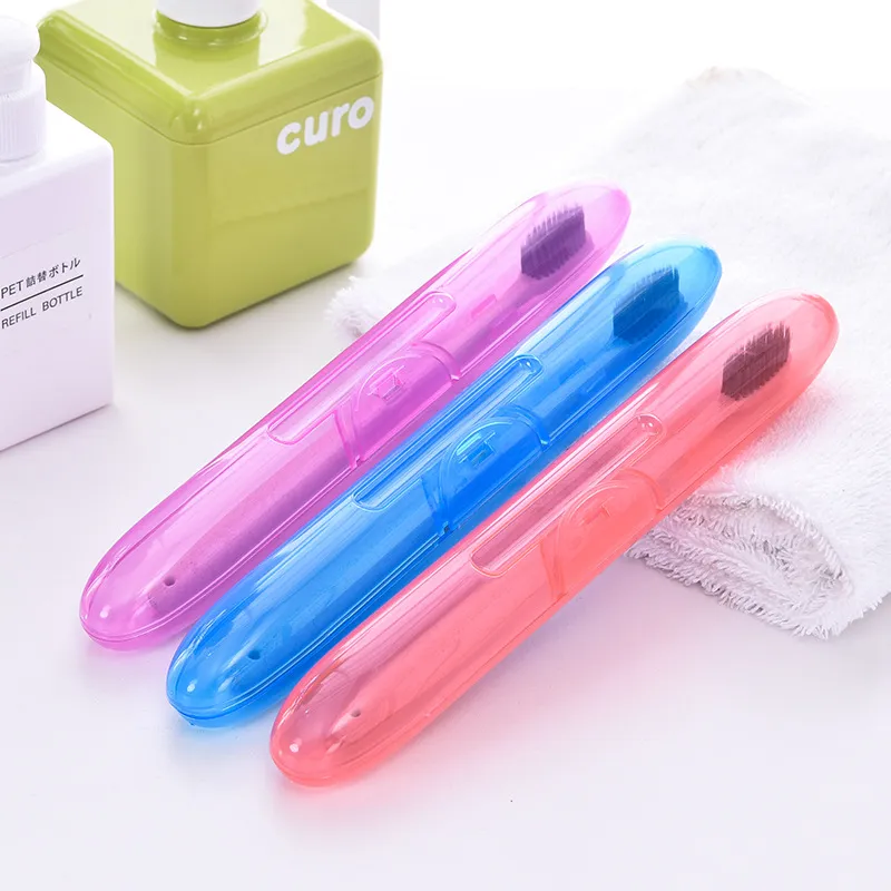 Custodia per Spazzolino da Viaggio in Plastica Portatile Contenitore di Immaginazione per Dentifricio Antipolvere per Bagno Viaggio