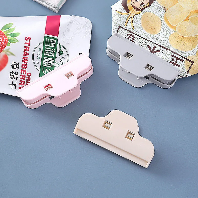 Household Food Sealing Clip Plastic Snack Tea Moisture Proof Seal Clamp Kitchen Storage Organizer Sealing Tool