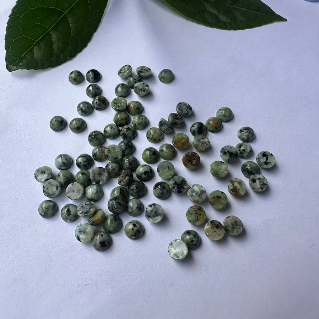 Natürlicher Afrikanischer Türkis Lose Stein Flache Rückseite Cabochon Rund Wassertropfen Oval Form Polierter Stein Perlen Für DIY Ohrring Ring Schmuckherstellung Komponenten