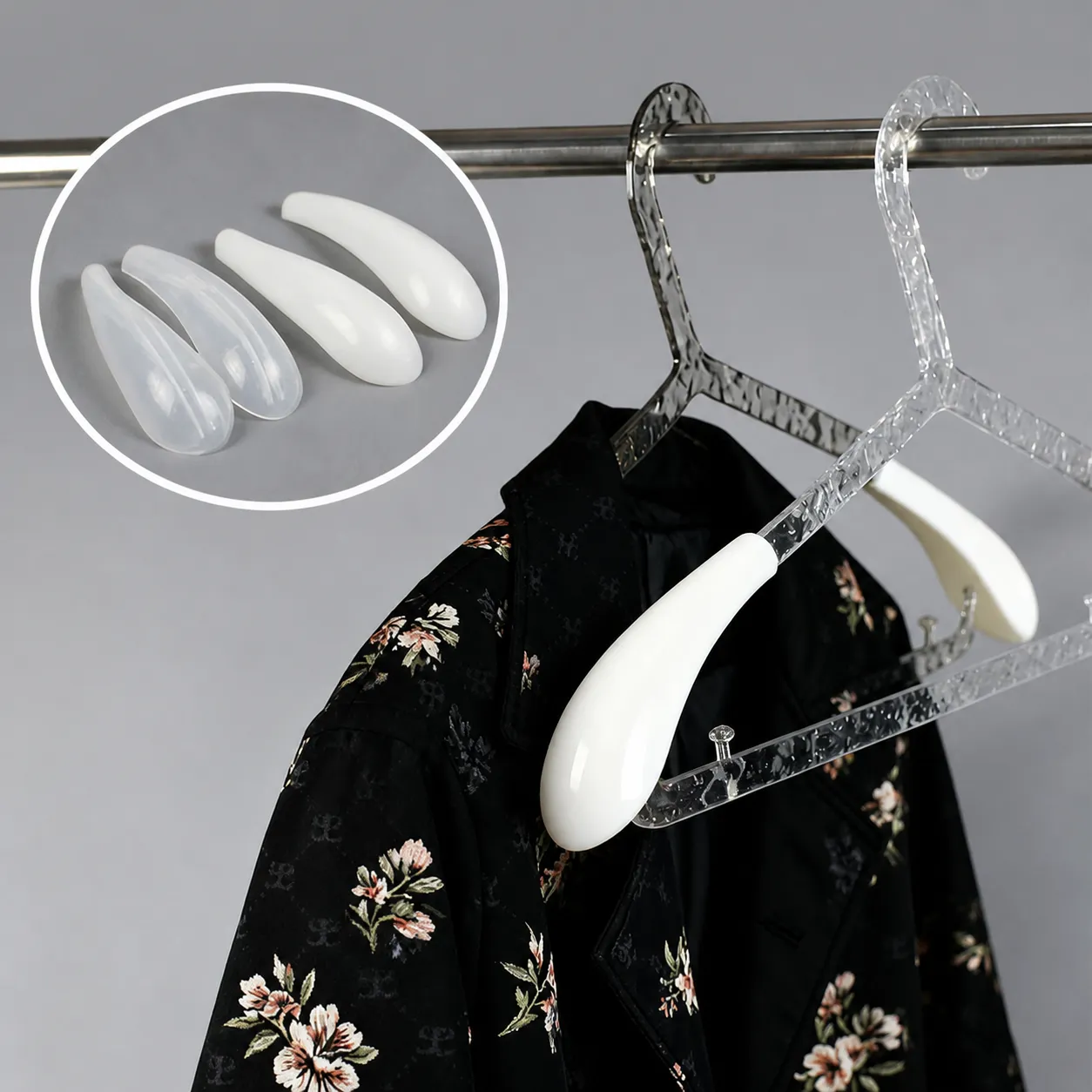 Huishouden Kledinghanger Schouderverbreding Accessoires Anti-Krenk Plastic Schouderpads Beschermer Voor Kleerhangers