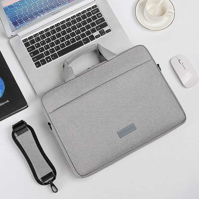 Bolso para Portátil de Gran Capacidad Maletín de Negocios Tela Oxford Bolso de Computadora Casual Maleta de Hombro para Hombres Mujeres