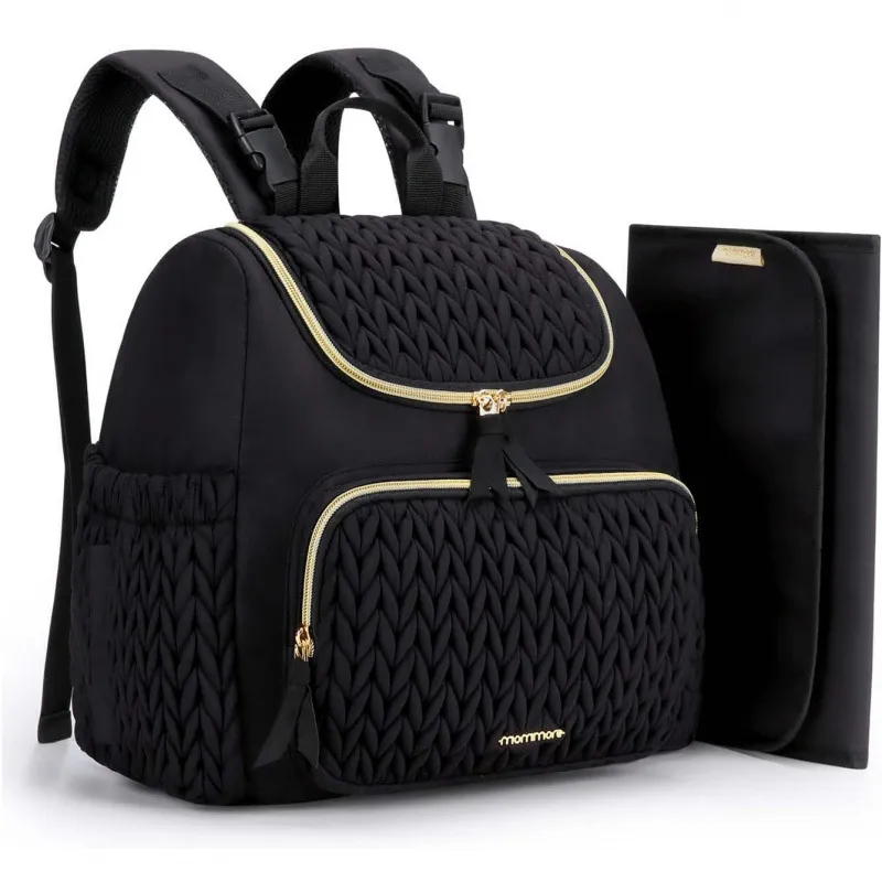 Sac à Dos à Langer Minimaliste Mode Étanche Polyester Voyage Bébé Sac