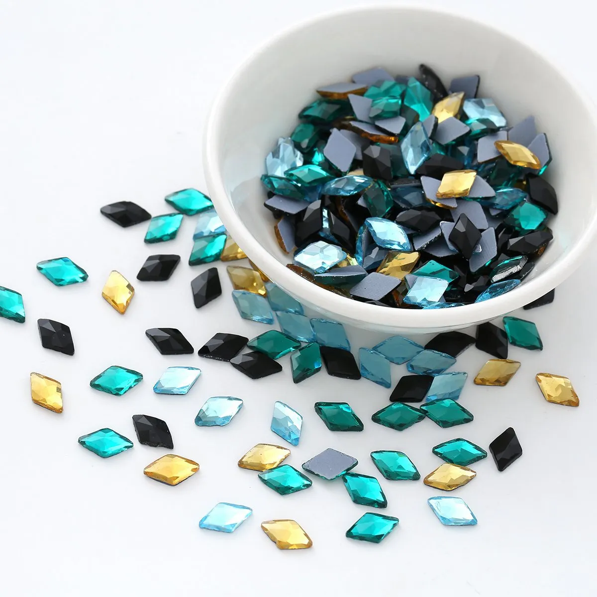 Strass Hotfix in Cristallo di Vetro Diamante Gemme Piatte per Accessori di Gioielli Fai-da-Te per Nail Art