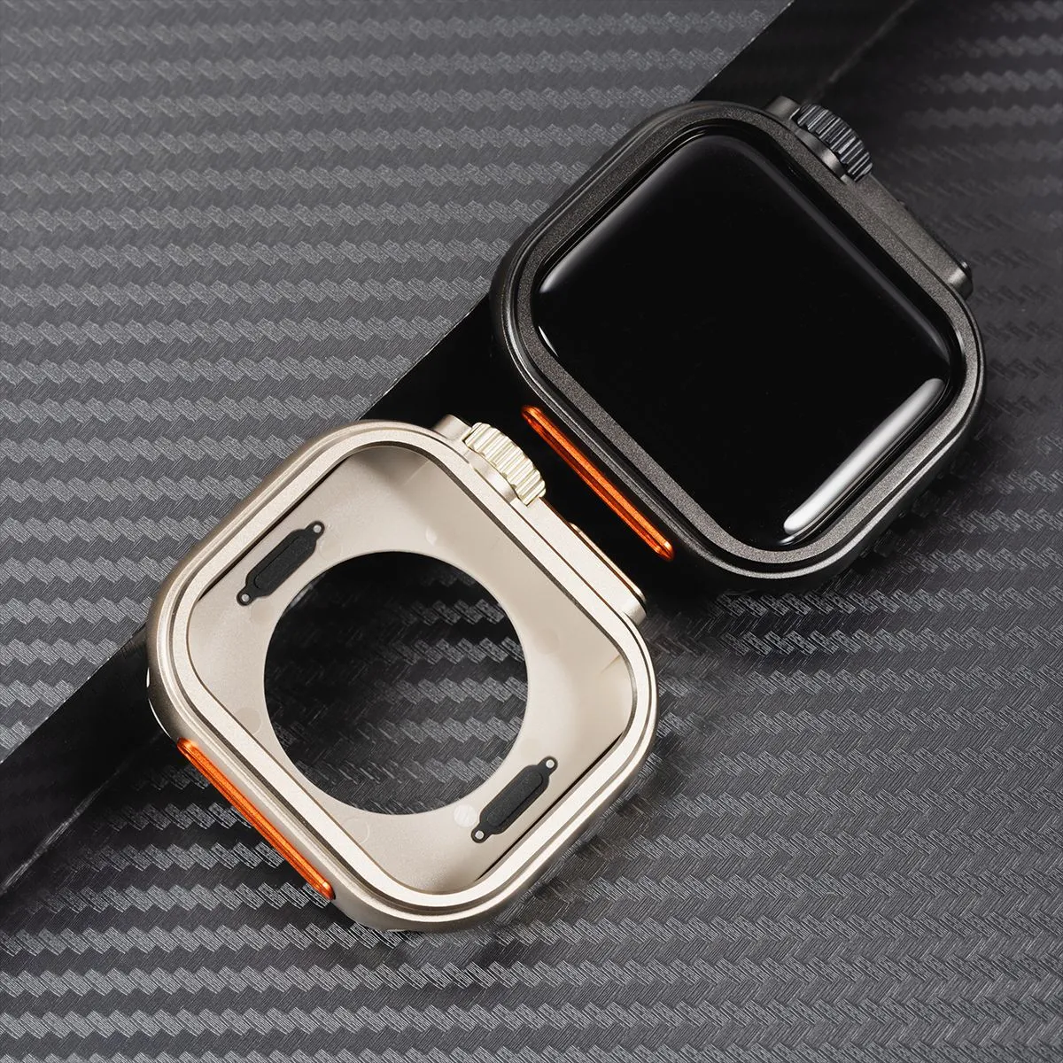 Zinc Alloy Metal Protective Case For Smartwatch Ultra Style Watch Bumper Frame Shell Replacement Accessory