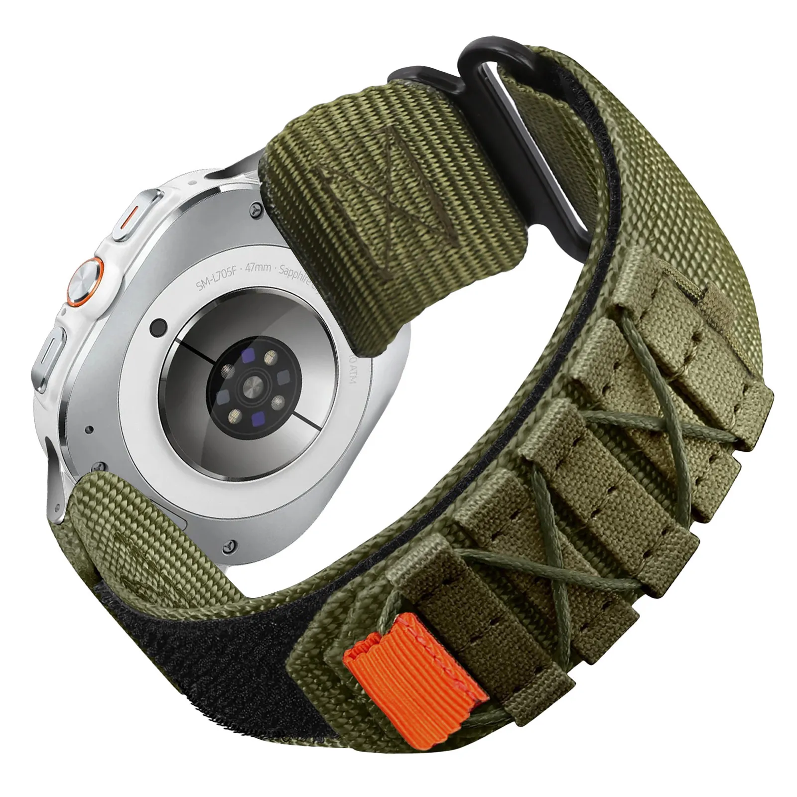 Outdoor Sport Nylon Schlaufe Gewebtes Uhrenarmband Ersatz Armband Atmungsaktiv Verstellbar Für Smartwatch