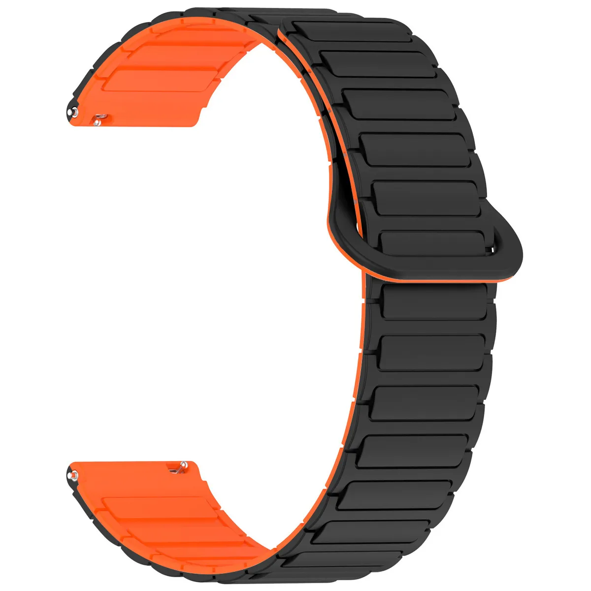 Universal Silicone Magnetic Loop Watch Band For Smart Watch Replacement Soft Comfortable Wristband Casual Accessories