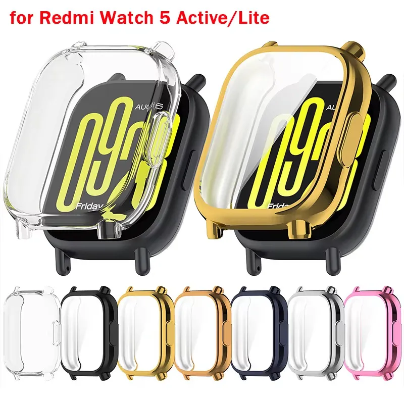 Beschermhoes Voor Smartwatch Lite Active TPU Verguld Volledige Cover Bumper Shell Accessoires