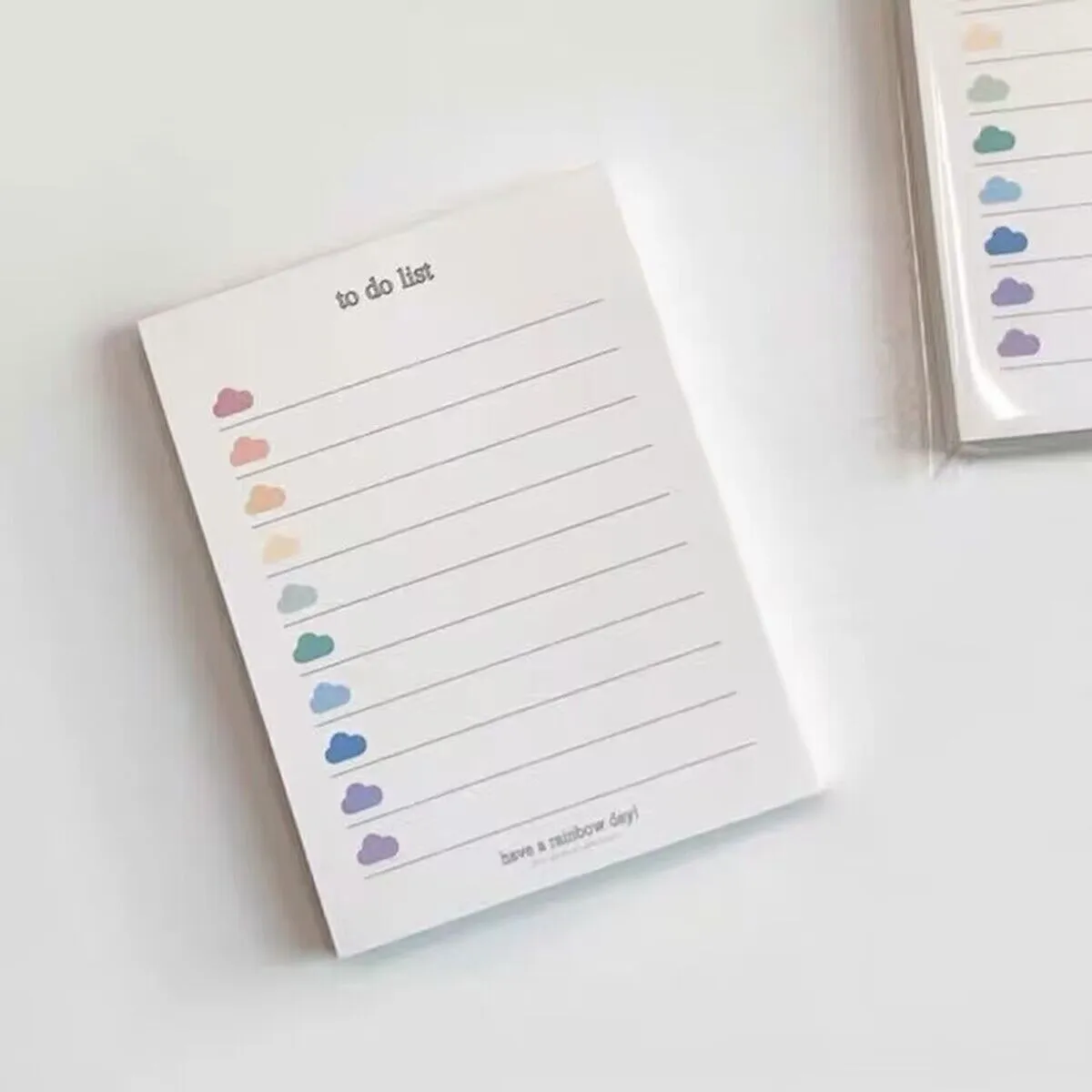 Koreaanse Stijl Schattige Wolk To Do List Notitieblok Student Memo Pad Niet Klevend Draagbaar Papier School Kantoor