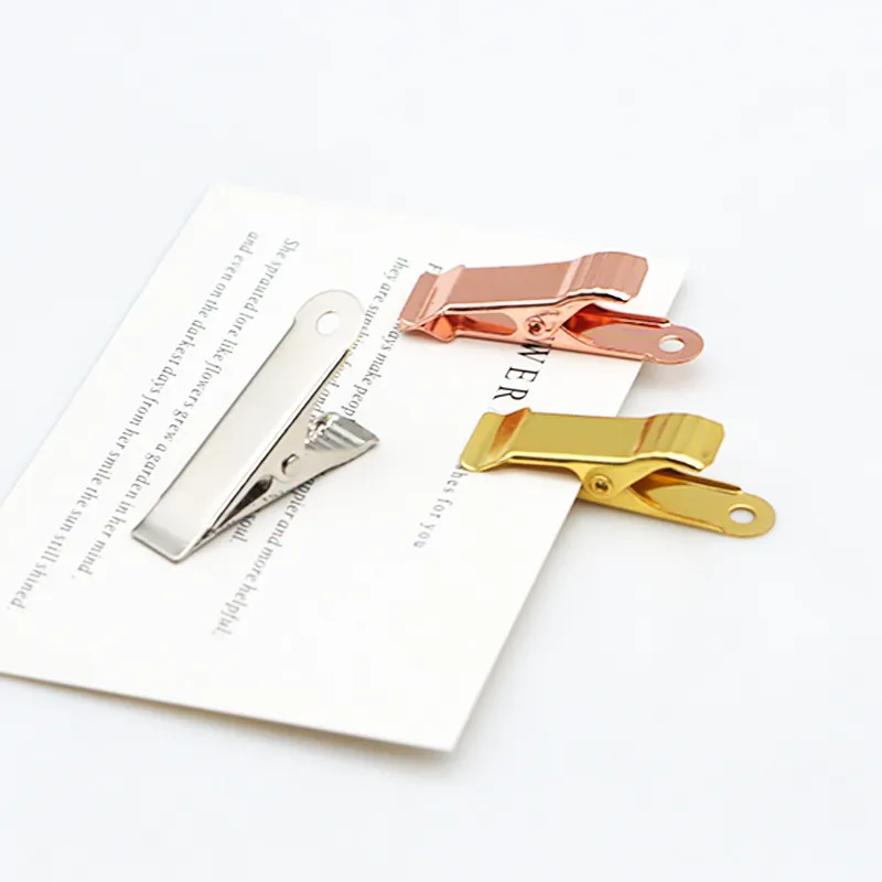 Zware Metalen Krokodillenklem Bulldog Klem Draad Display Klem Kantoor Inbindklem Metalen Klem Kantoorartikelen