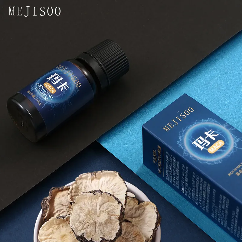 MEJISOO Maca Essential Oil Moisturizing Body Plant Intimate Spa Body Care Nourishing Massage Natural Essential Oil For Men