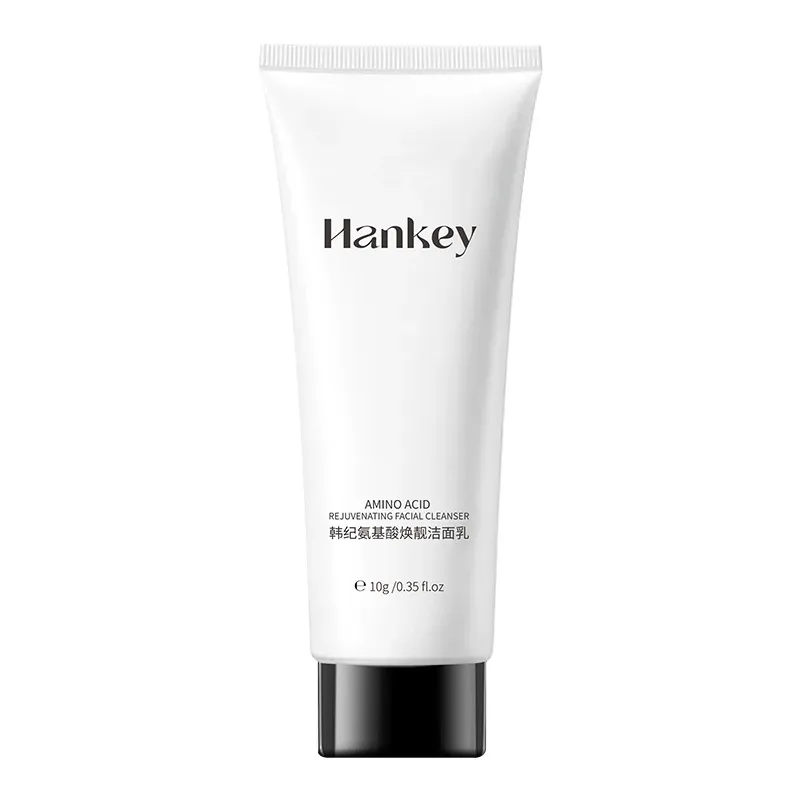 Hanji Amino Acid Brightening Facial Cleanser Gentle Deep Cleansing Portable Travel Size Skincare Face Wash Tube