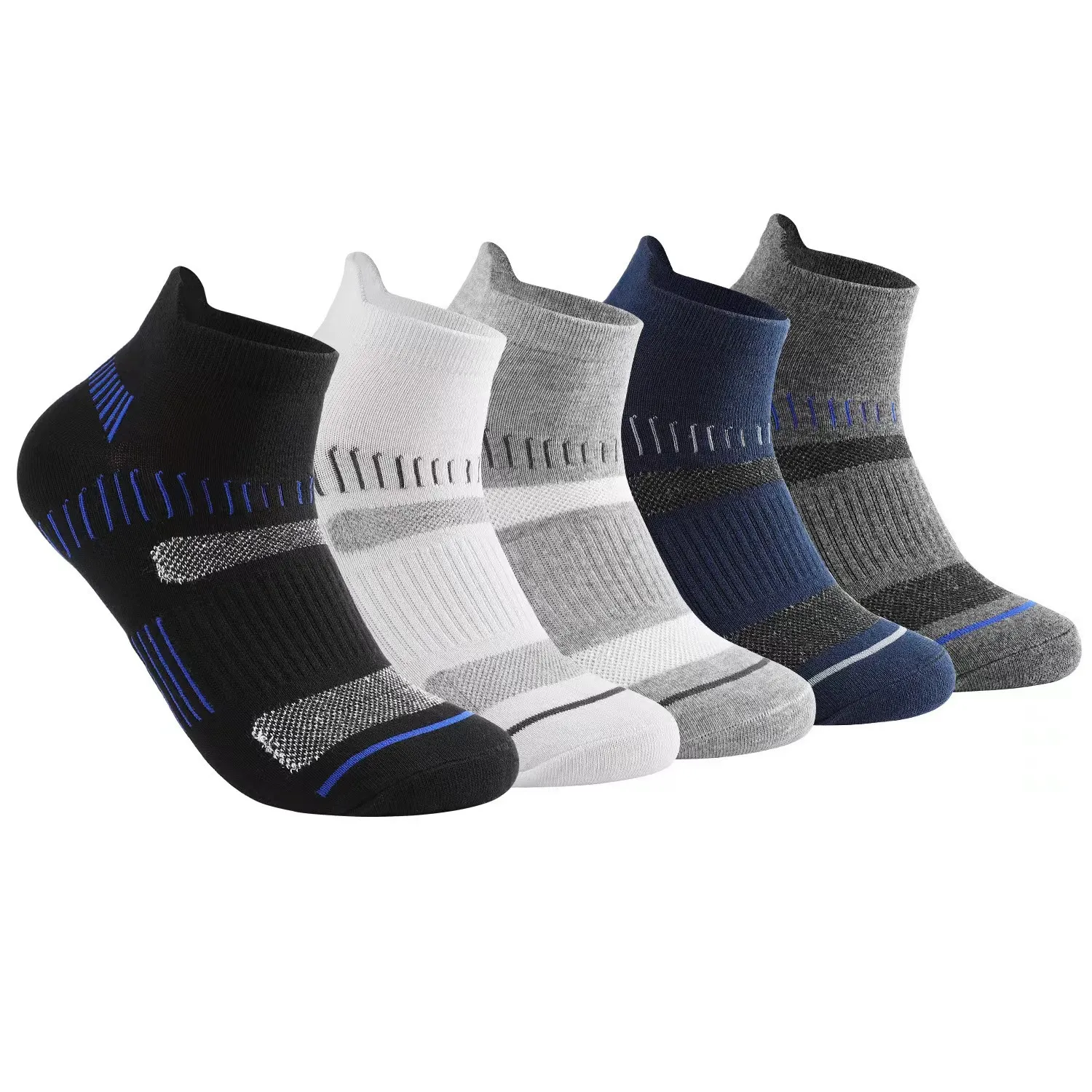 Herren Professionelle Sport Socken Atmungsaktives Mesh Athletische Laufen Basketball Socken Verdickter Frotteeboden Casual Socken