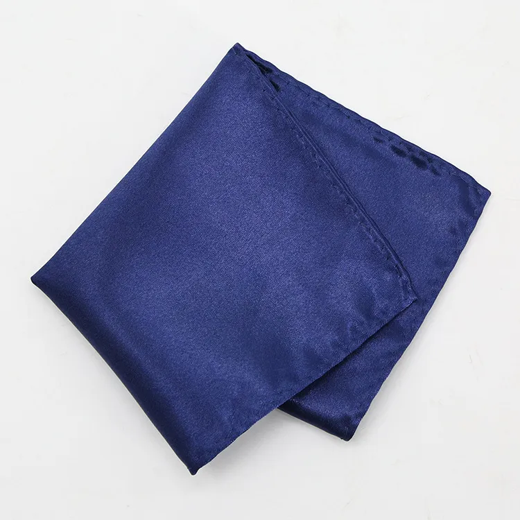Pañuelo de Bolsillo Liso para Hombre de Seda de Poliéster Pañuelo de Traje Accesorio de Smoking de Negocios Casual