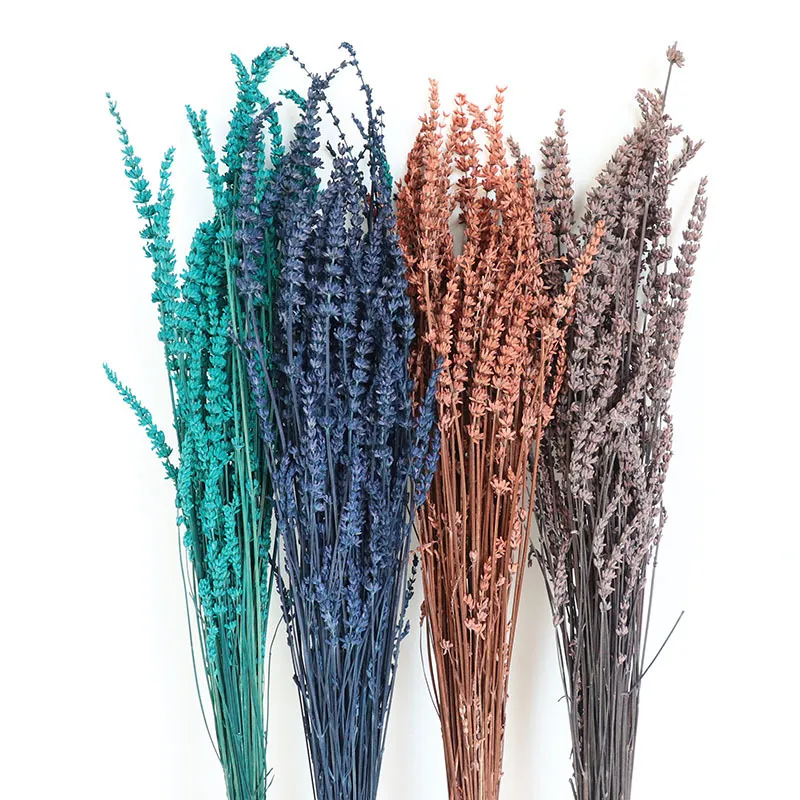 Yunnan Preserved Lavender Dried Flowers Bouquet Natural Real Flower Bunch For Home Living Room Decor Holiday Gift