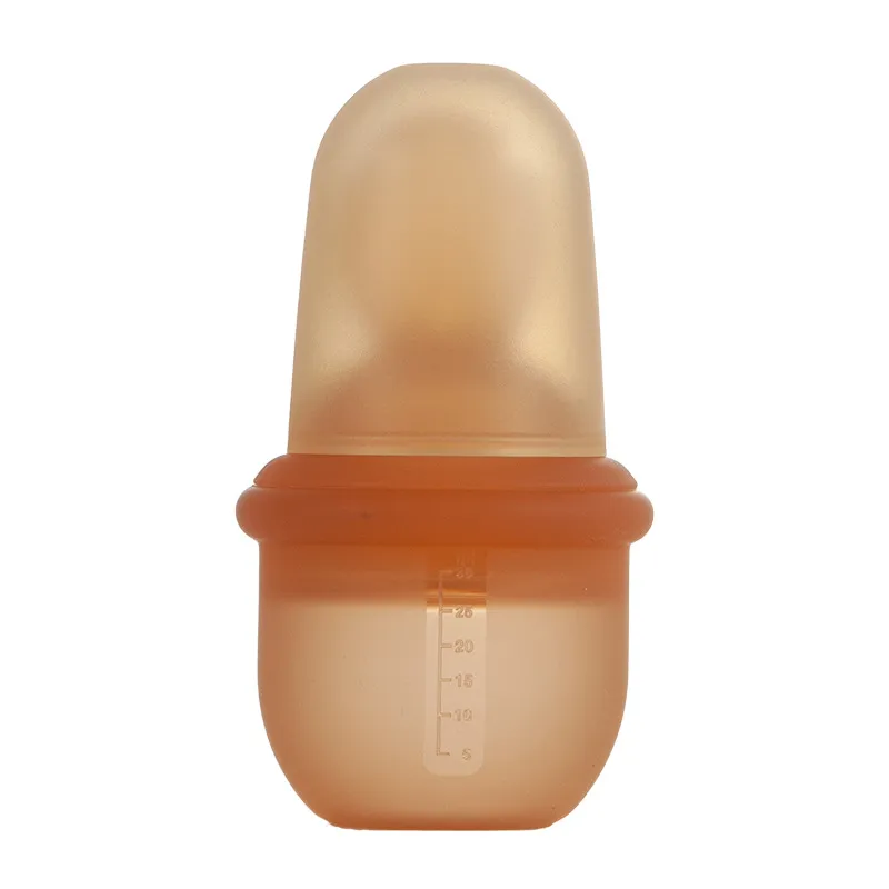 Baby Silikon Trinkflasche Multifunktionale Fütterung Löffel Und Netz Kopf Set Für Kleinkinder Weiches BPA Freies Fütterungswerkzeug