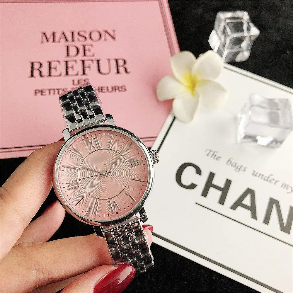 Dames Mode Kwarts Horloge Casual Minimalistisch Legering Kast Metalen Ketting Band Analog Horloge Dagelijkse Sieraden Cadeau