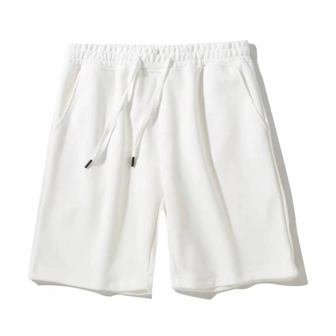 Heren Casual Trekkoord Shorts Polyester Katoen Los Ademend Vijf-punts Sportbroek Hip Hop Rechte Pijpen Shorts Voor Gym Zomer