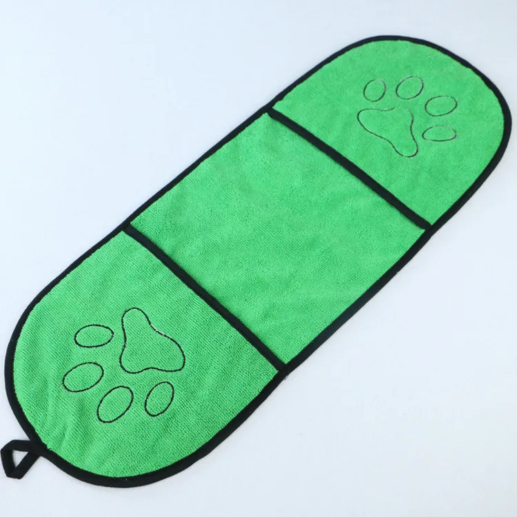 Toalla de Baño de Microfibra para Mascotas Toalla Absorbente de Secado para Perros Albornoz Suave de Secado Rápido para Perros
