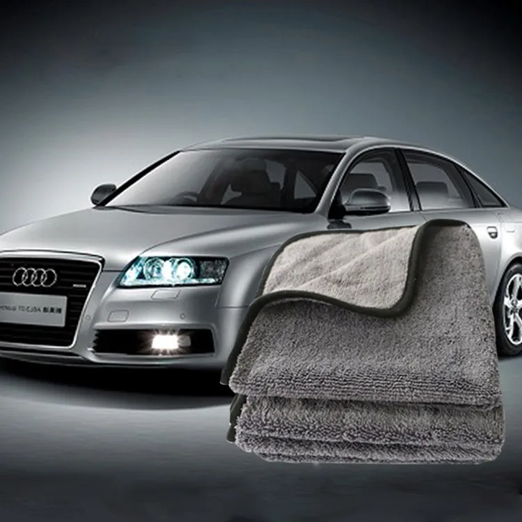 Thickened Microfiber Car Cleaning Towel Super Absorbent Lint Free Car Wash Cloth Multipurpose Automotive Cleaning Supplies