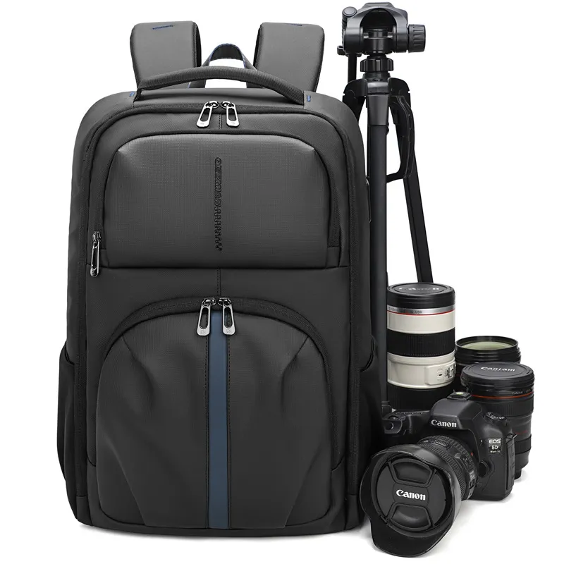 Wasserdichter Oxford-Stoff Kamera Rucksack Große Kapazität Multifunktionale Fotografie Tasche Mit Laptop-Fach