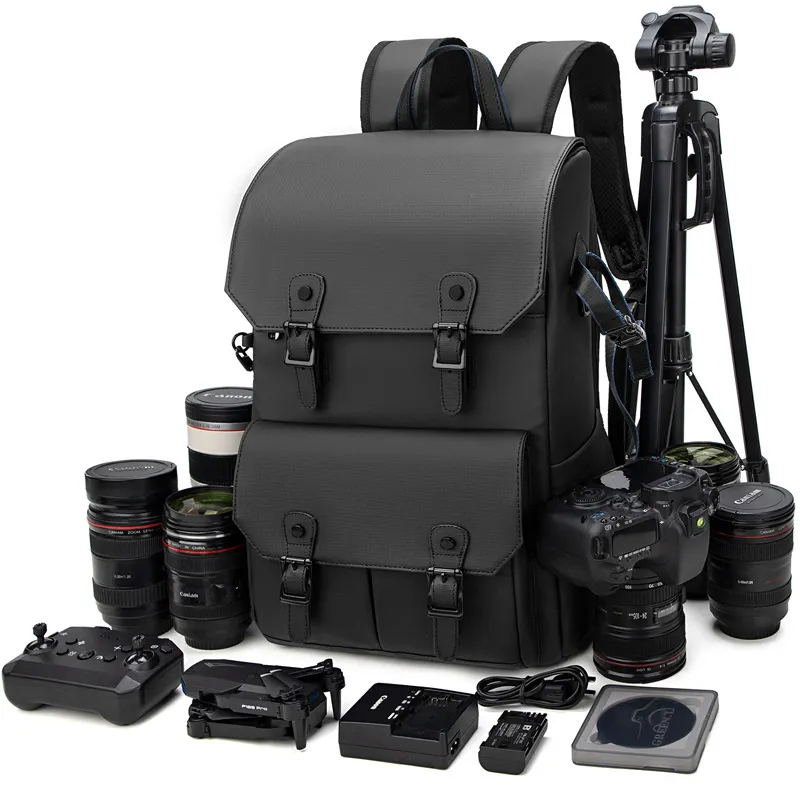 Waterproof Anti Theft Large Capacity Oxford Cloth Camera Backpack Professional Photography Drone Backpack For Men And Women