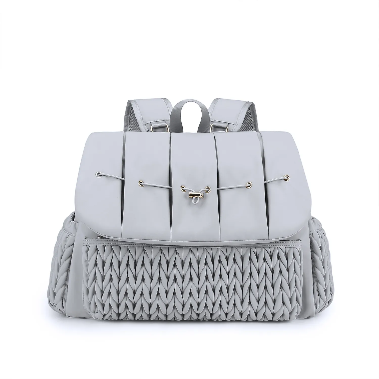 Wasserdicht Gesteppt Wickelrucksack Große Kapazität Reise Mama Tasche Multifunktional Casual Schulrucksack Für Damen