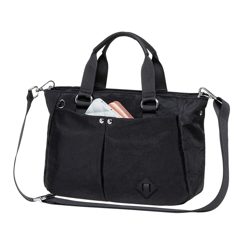Damen Große Kapazität Tragetasche Casual Urban Minimalistisch Memory-Gewebe Schulter Umhängetasche Business Handtasche