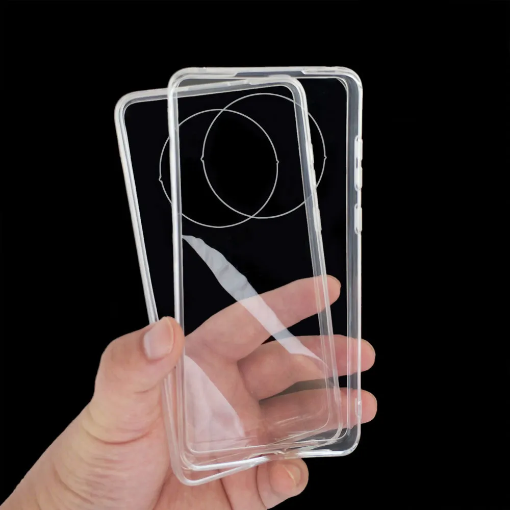 Transparent TPU PC Phone Case For Huawei Mate 50 Pro Honor Magic 4 Clear Protective Cover DIY Crystal Shell