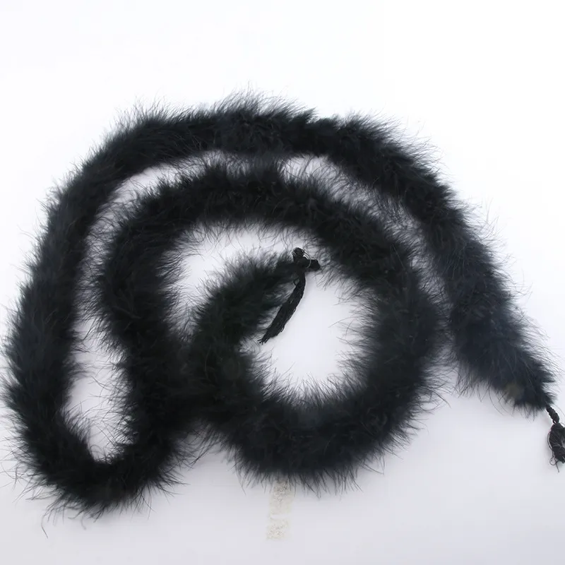 Fluffy Turkey Feather Boa For Christmas Party Performance Costume Craft Decoration Soft Feather Garland Strip