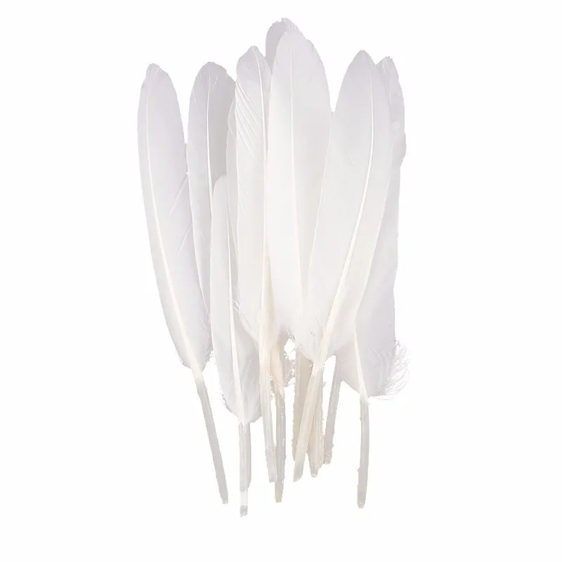 Natürliche Gänsefedern DIY Bastelmaterialien Für Handgemachte Schmuck Ohrringe Traumfänger Kleidung Zubehör