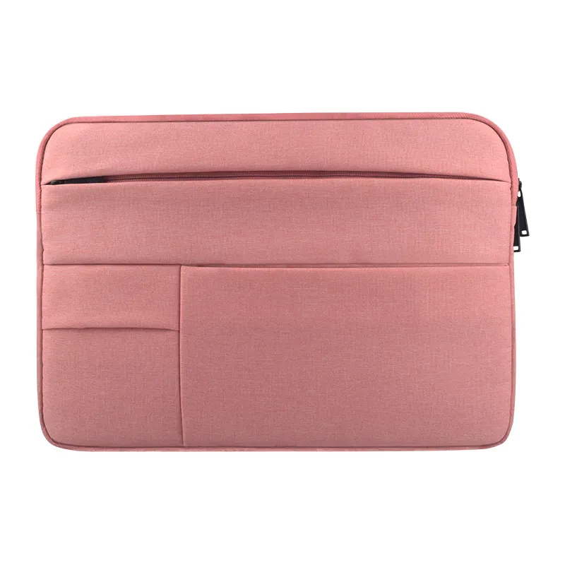 Waterproof Polyester Laptop Sleeve Bag Multifunctional Business Briefcase With Multiple Zipper Pockets For Notebook Computer