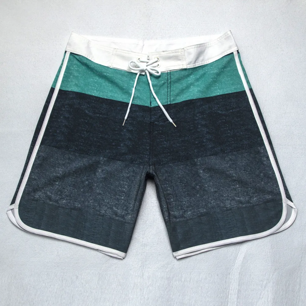 Shorts de Bain à Séchage Rapide pour Hommes Décontracté Sportif Maillot de Bain Extensible Été Plage Surf Sports Bas