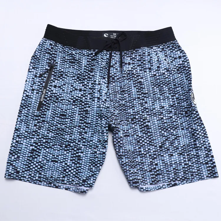Short de Plage à Séchage Rapide pour Hommes Short de Bain Extensible dans les Quatre Directions Sportif Décontracté Été Fitness