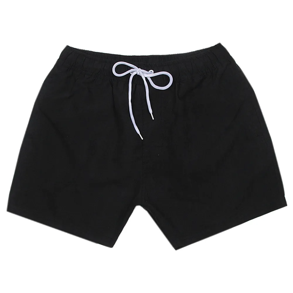 Pantaloncini da Mare Tinta Unita Casual da Uomo Asciugatura Rapida Estiva Spiaggia Costume da Bagno Sport Allenamento Casual Shorts
