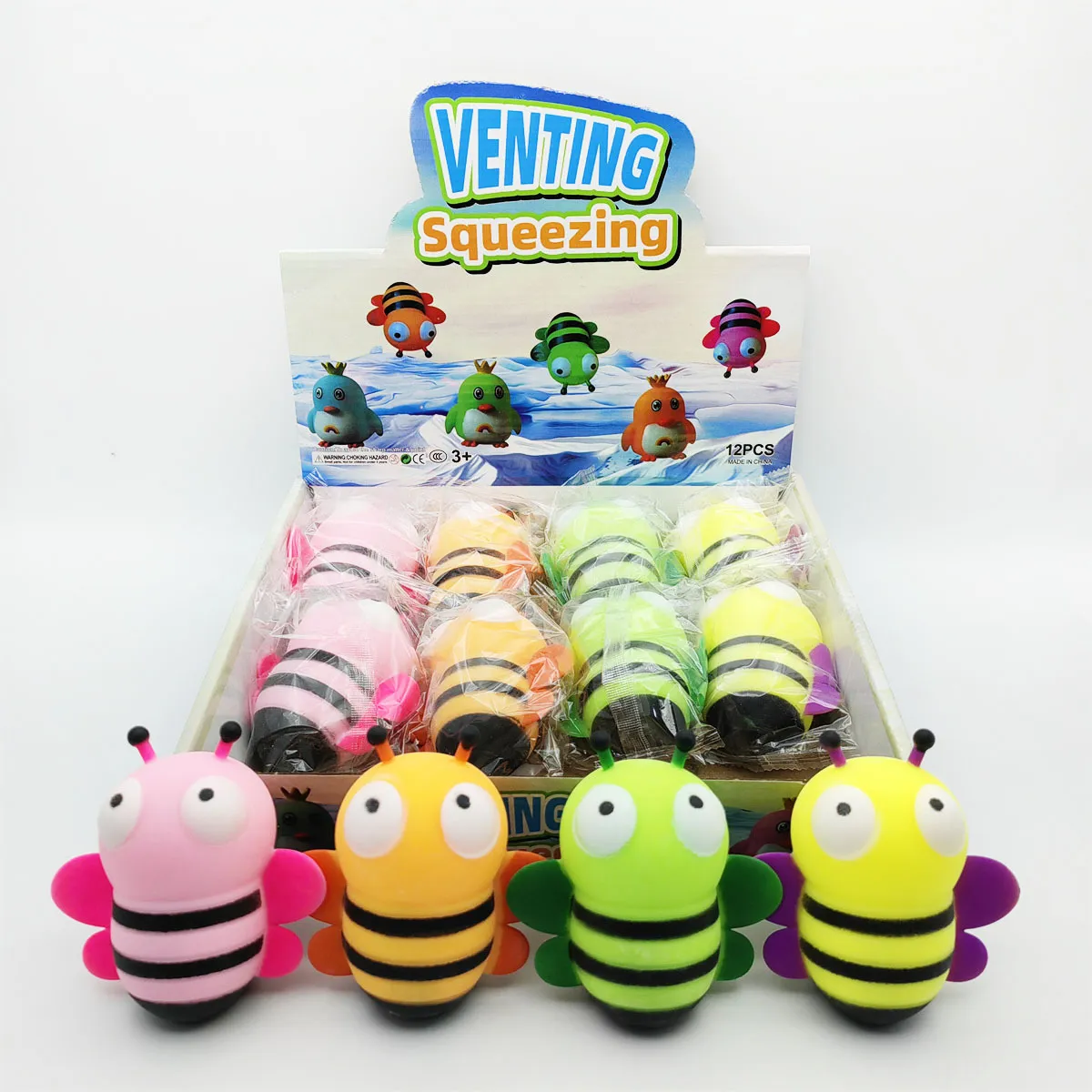 Χαριτωμένο Squishy Παιχνίδι Μέλισσα Καρτούν Αποσυμπίεσης