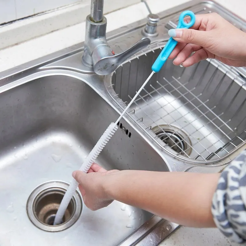 Flexible Sink Pipe Dredger Cleaning Brush Long Drain Clog Remover Tool For Bathroom Kitchen Hair Cleaning Gadget