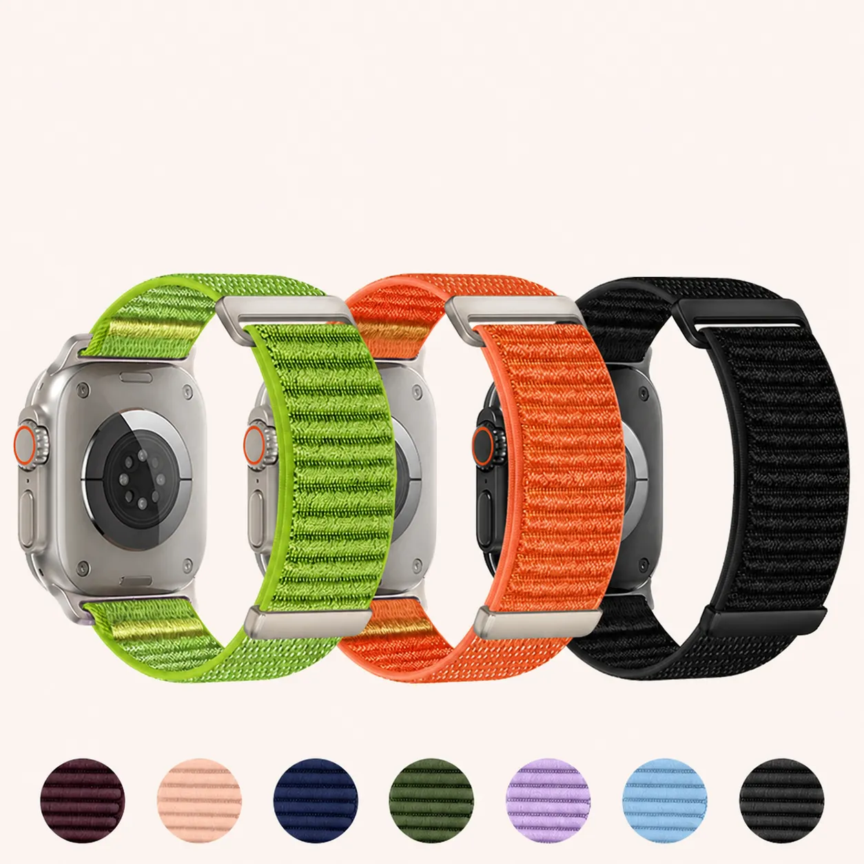 Alpine Loop Nylon Watch Band For Smartwatch Sport Replacement Wrist Strap Accessories