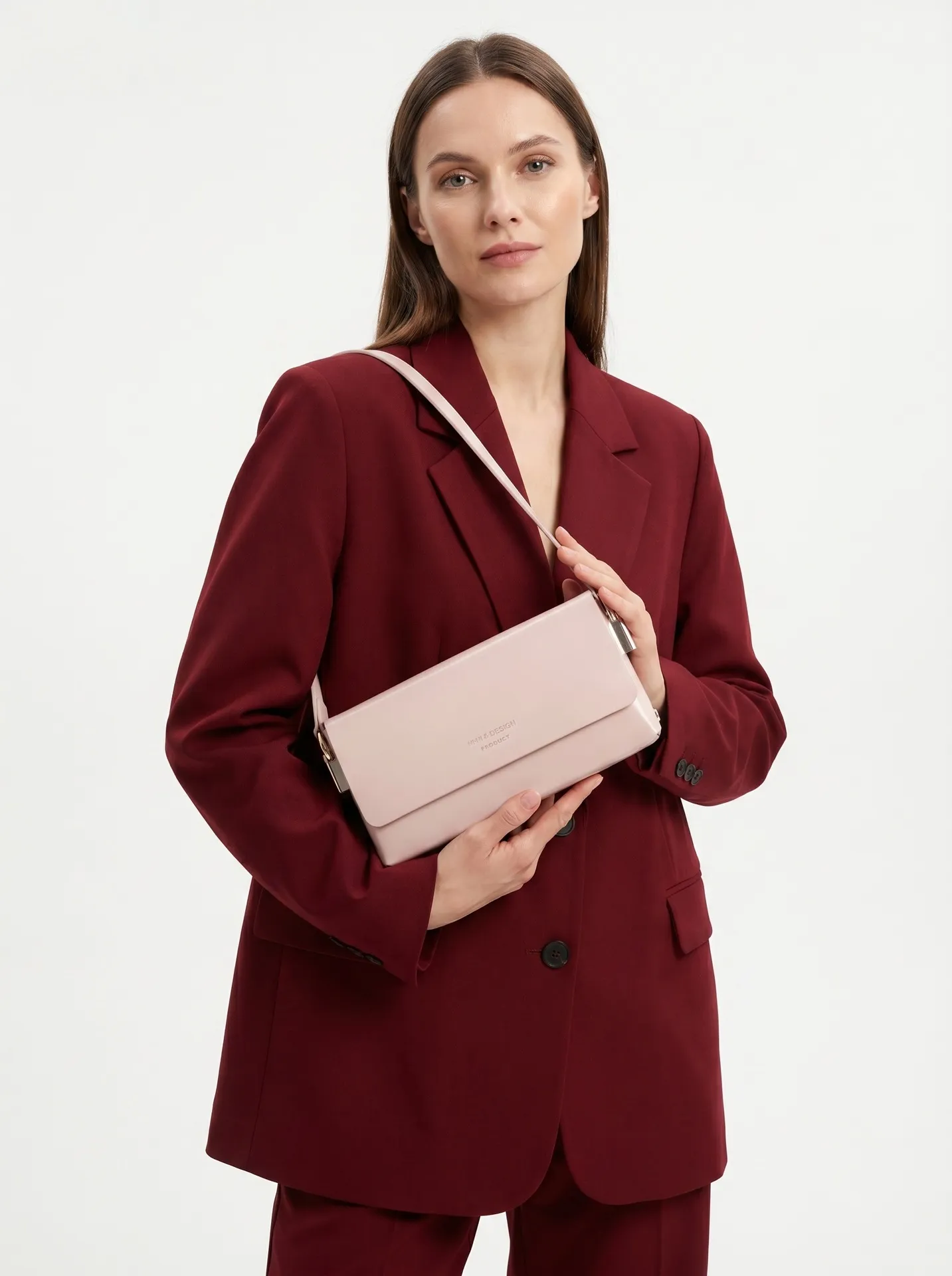 Cuir Véritable Femmes Sac Bandoulière Classique Chaîne Sac Axillaire Urbain Minimaliste Sac Bandoulière Sac à Main Quotidien