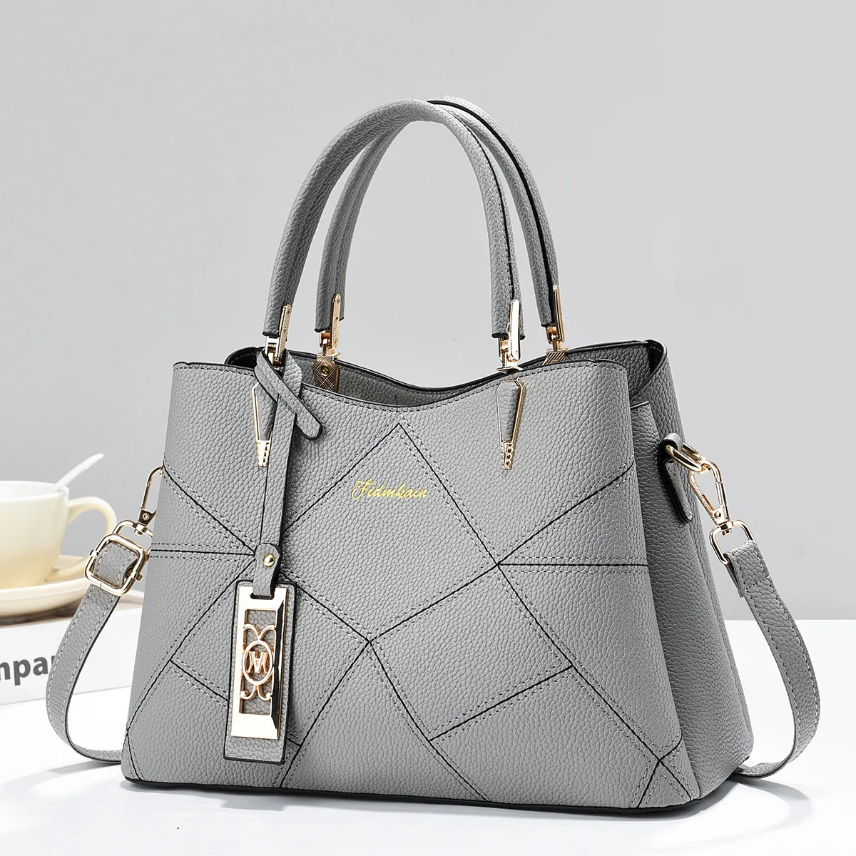 Large Capacity Tote Bag Classic Women's Shoulder Crossbody Bag Fashion Casual PU Leather Handbag For Daily Commute