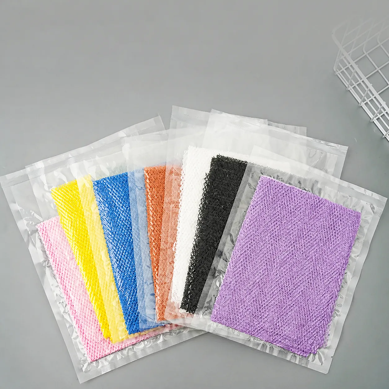 Éponge de Bain en Filet Africain Exfoliant Laveur de Corps Long Chiffon de Douche en Filet pour Nettoyage en Profondeur