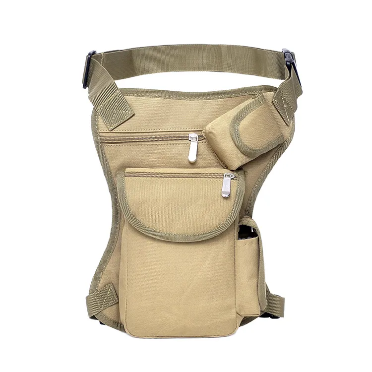 Borsa Tattica da Gamba in Nylon Grande Capacità Multi Scomparto All'aperto Vita Coscia Marsupio Resistente All'usura Sport Viaggio Coscia Pack Per Uomo Donna