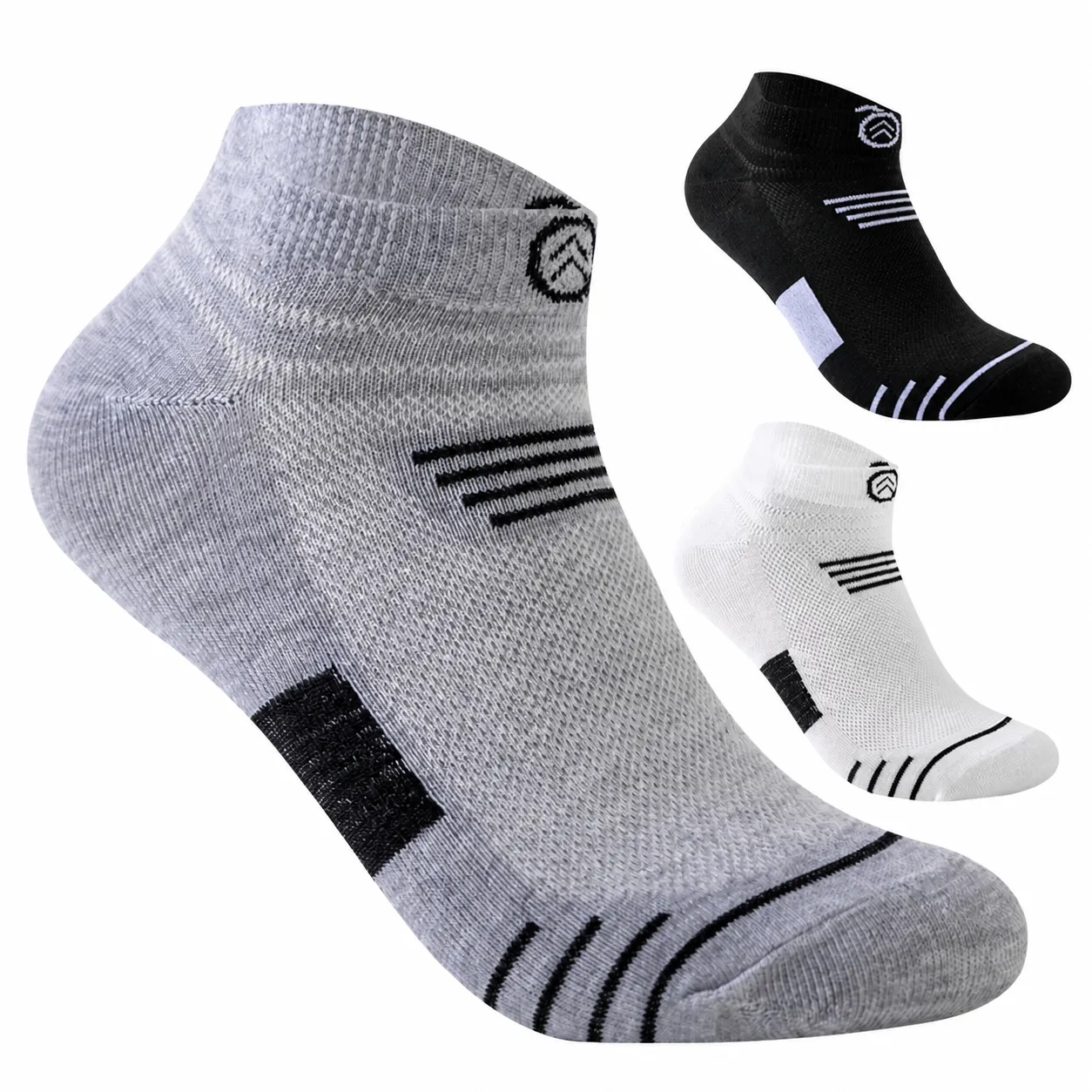 Herren Sport Mesh Low Cut Bootssocken Atmungsaktive Athletische Knöchelsocken Für Laufen Basketball Frühling Sommer