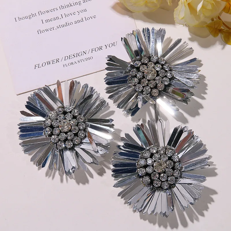 DIY Handgemaakte Pailletten Strass Zonnebloem Madeliefje Schoenbedel Broche Accessoires Bloemen Patch Voor Clogs Ambacht