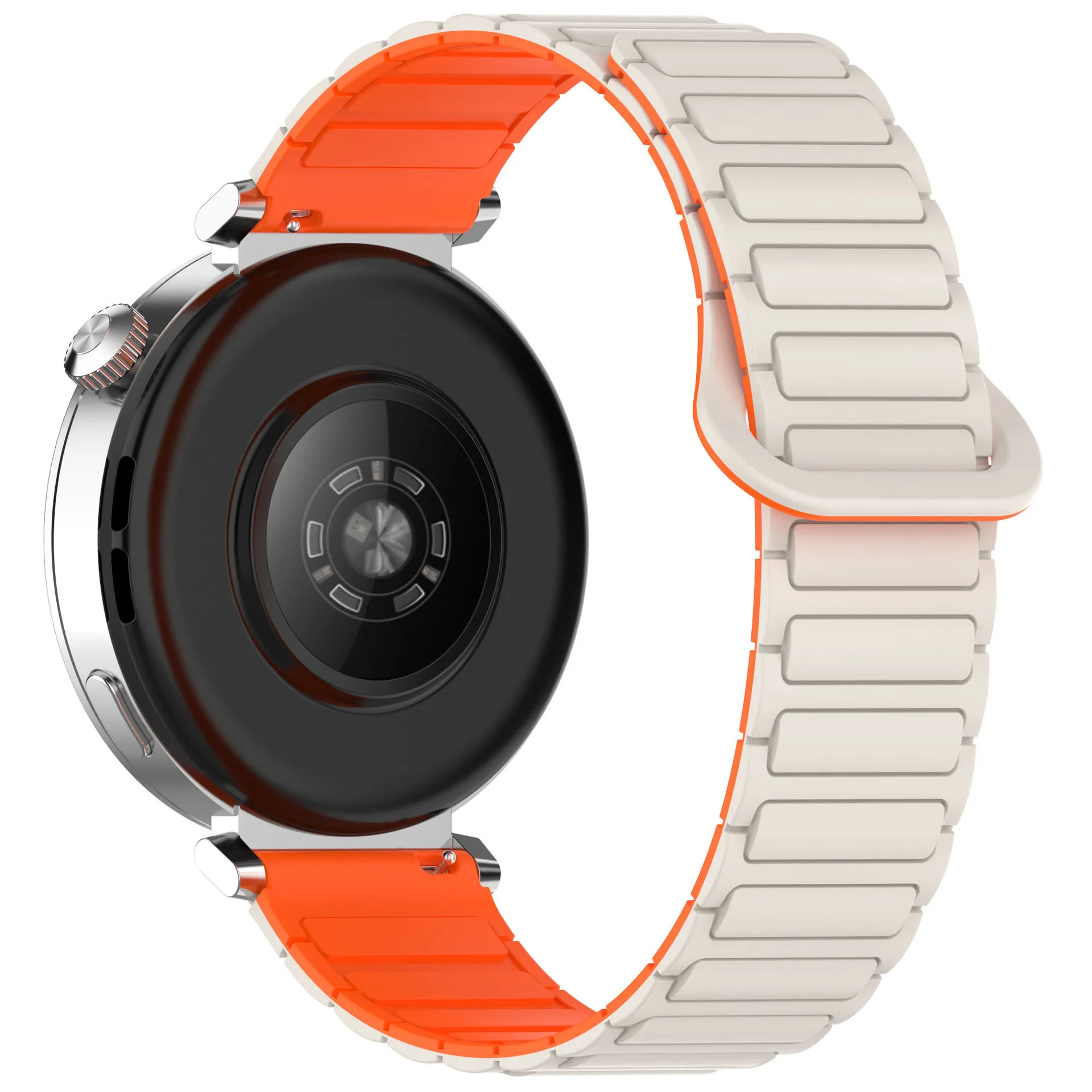 Μαγνητικό Λουράκι Smartwatch από Σιλικόνη Ανταλλακτικό Λουράκι Μαλακό Αδιάβροχο Αθλητικό Βραχιόλι Μόδας