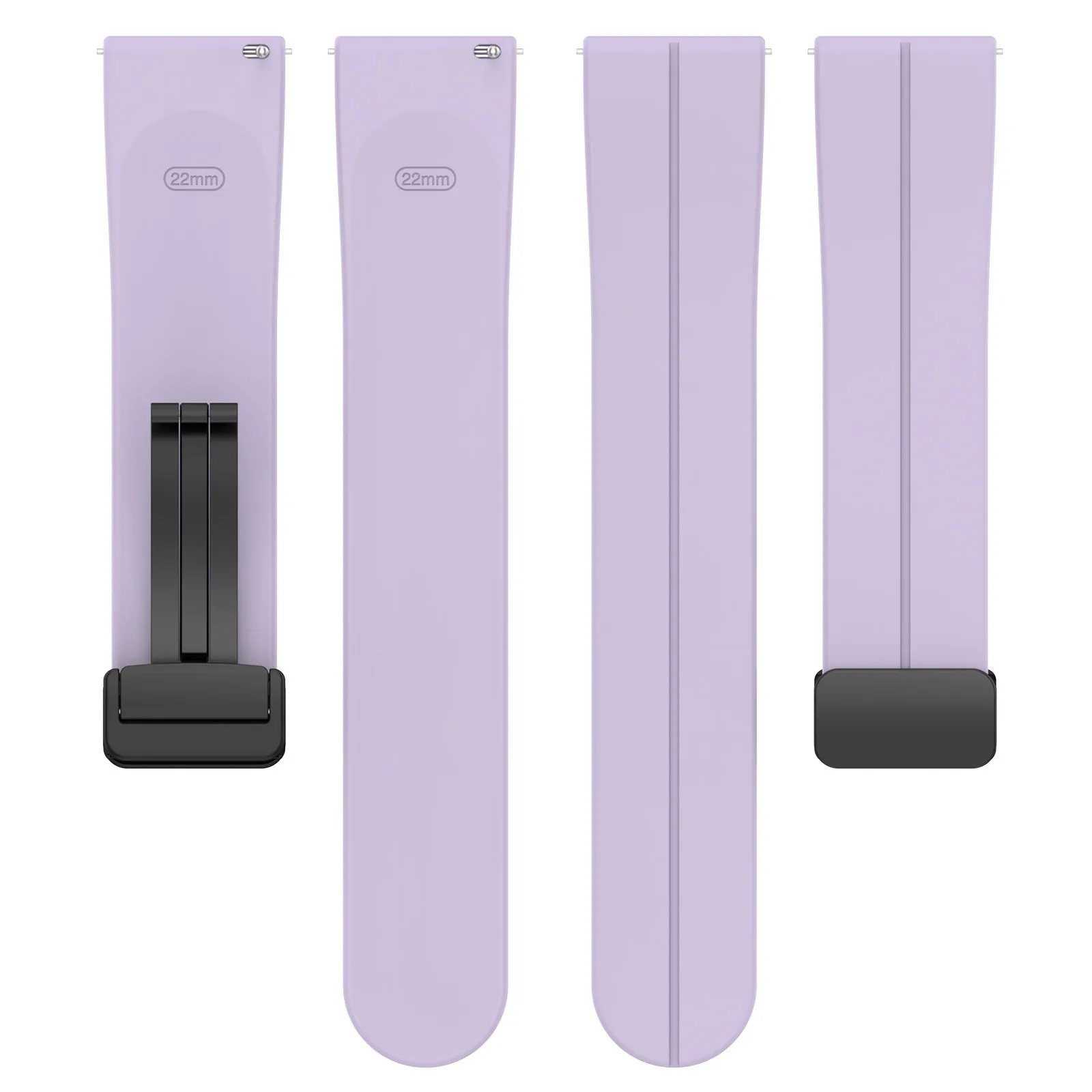 Cinturino per Orologio in Silicone con Fibbia Pieghevole Magnetica per Vivo Watch 5 Cinturino di Ricambio