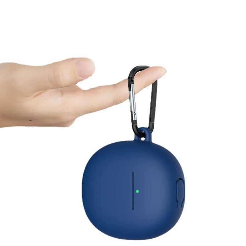 Custodia Protettiva in Silicone per Auricolari Bluetooth Senza Fili Xiaomi Buds 4 Morbida Antiurto Antiscivolo con Gancio