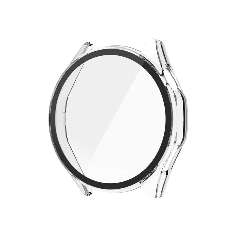 Smartwatch Protective Bumper Case With Tempered Glass Screen Protector All-Inclusive Anti-Fall Cover