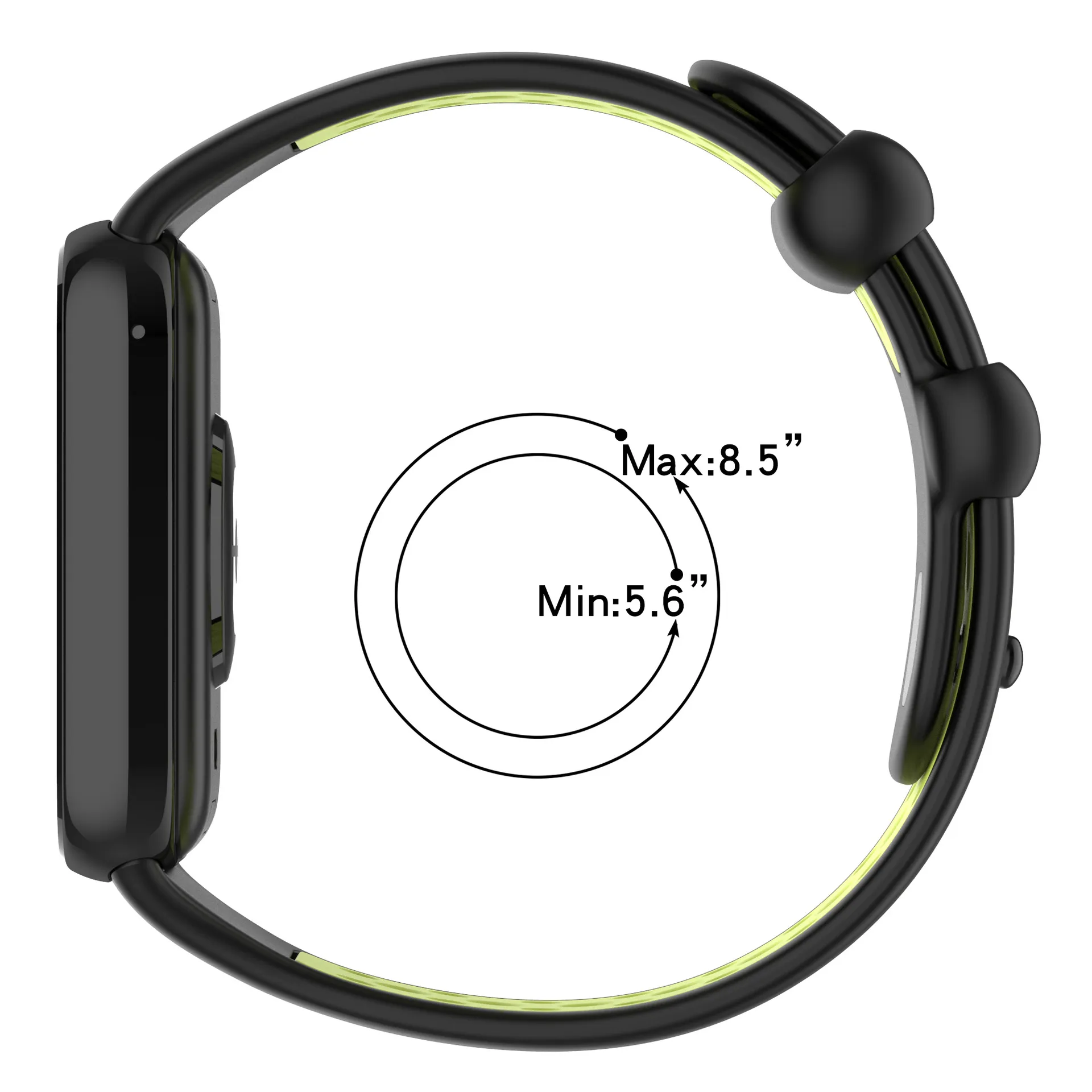 Bracelet de Montre de Rechange en TPU Pour Xiaomi Smart Band 8 Pro 9 Pro Bicolore Respirant Sport Accessoires