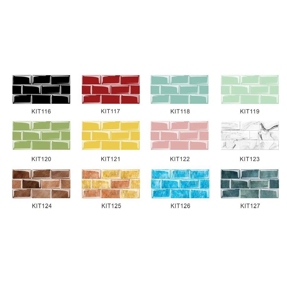 Wholesale Waterproof Brick Wall Stickers Peel And Stick Tile Decals ...