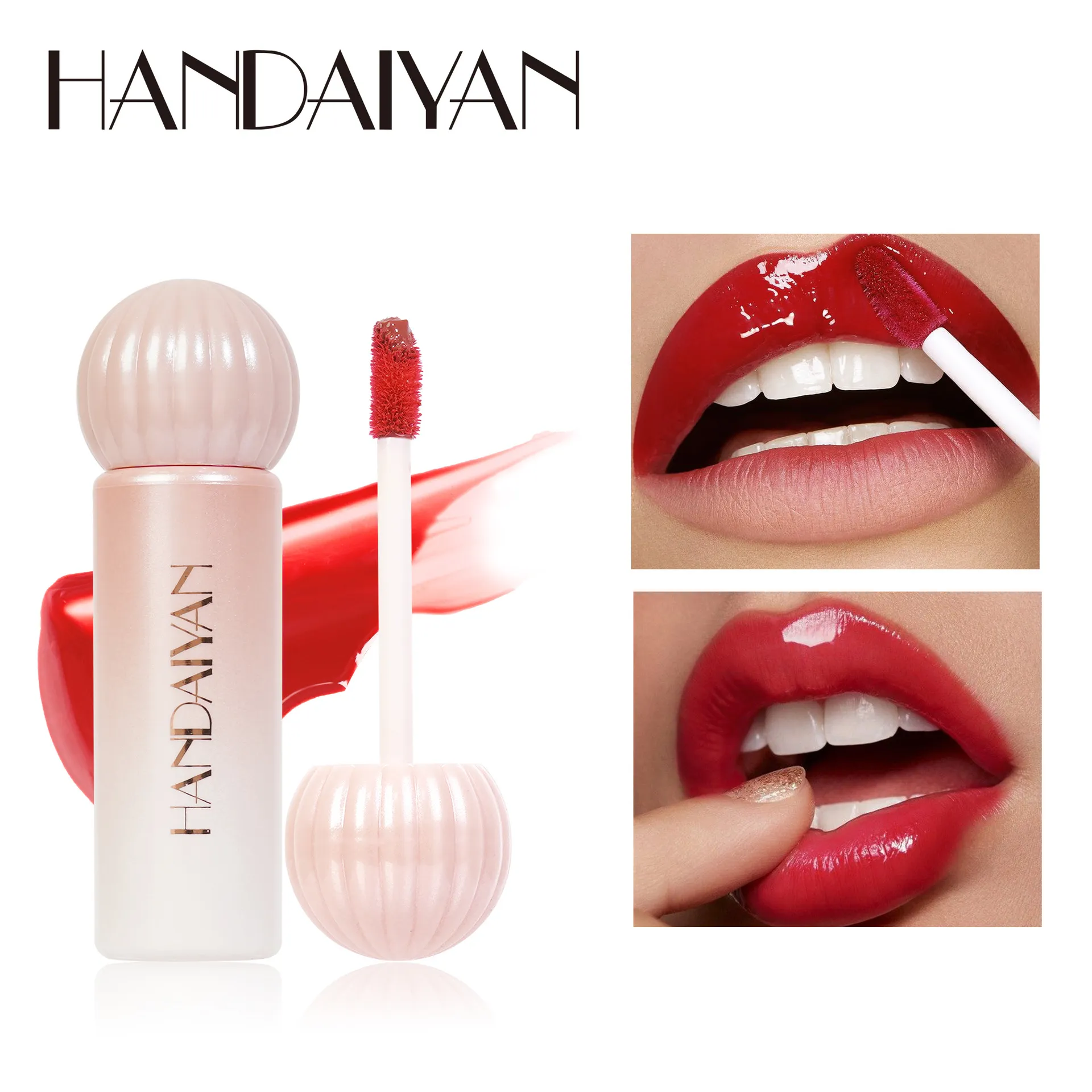 Hydraterende Langhoudende Spiegel Lipgloss Waterdichte Vloeibare Lipstick Lip Tint Make-up Cosmetica